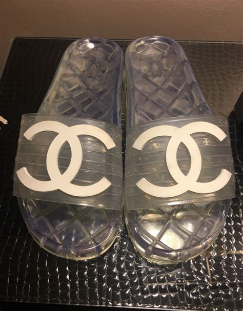 chanel slides rubber|chanel female slides.